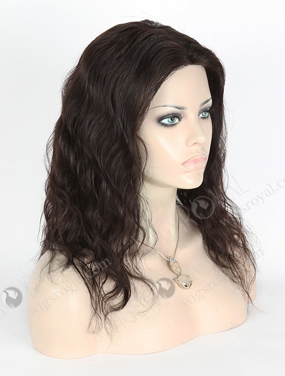 In Stock Chinese Virgin Hair 14" Natural Wave Natural Color Full Lace Glueless Wig GL-07011-3108