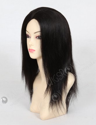 In Stock Indian Remy Hair 14" Light Yaki 1b# Full Lace Glueless Wig GL-01025