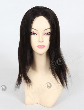 In Stock Indian Remy Hair 12" Light Yaki 1b# Color Full Lace Glueless Wig GL-01024