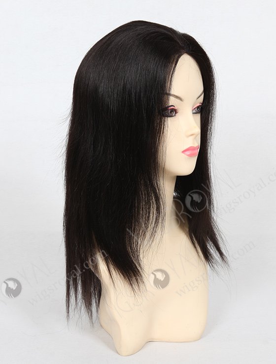In Stock Indian Remy Hair 12" Light Yaki 1b# Color Full Lace Glueless Wig GL-01024-3330