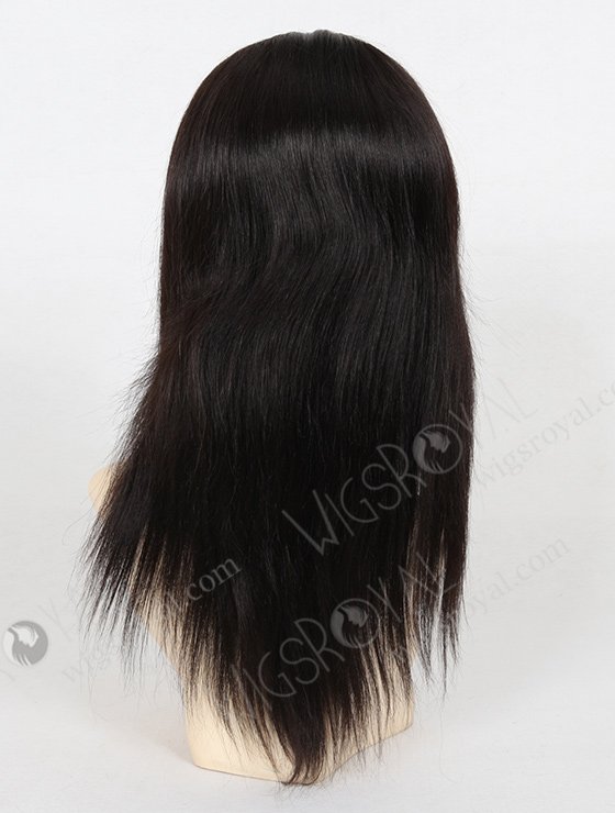 In Stock Indian Remy Hair 12" Light Yaki 1b# Color Full Lace Glueless Wig GL-01024-3334
