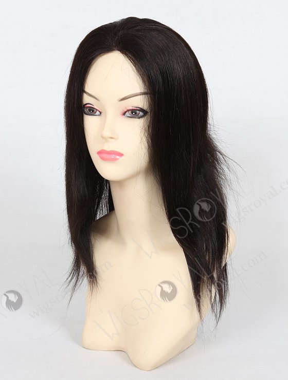 In Stock Indian Remy Hair 12" Light Yaki 1b# Color Full Lace Glueless Wig GL-01024-3332