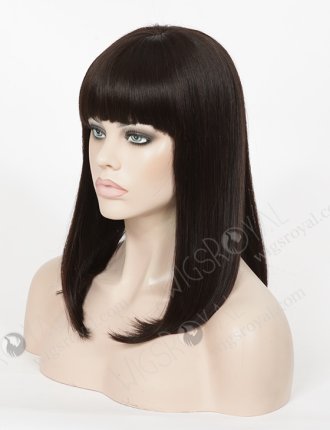 Chic Bob Style Glueless Wig With Bangs GL-07015