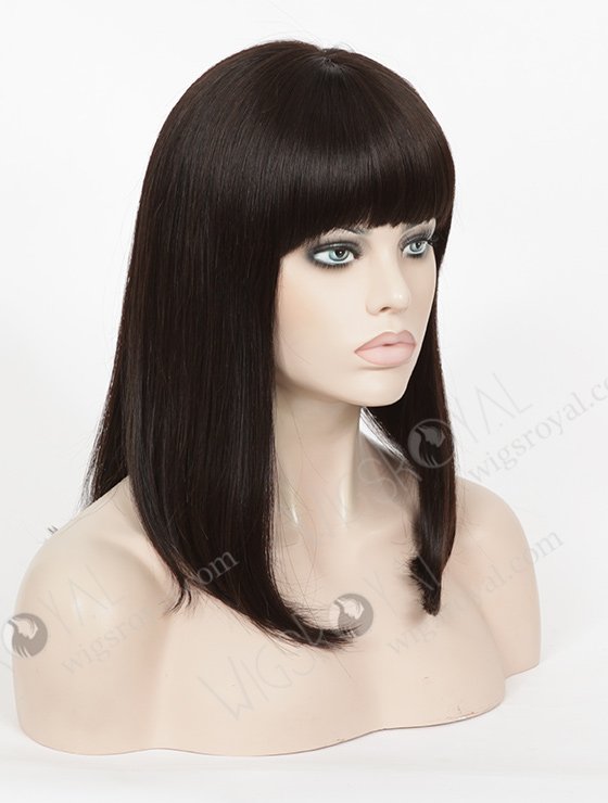 Chic Bob Style Glueless Wig With Bangs GL-07015-3168