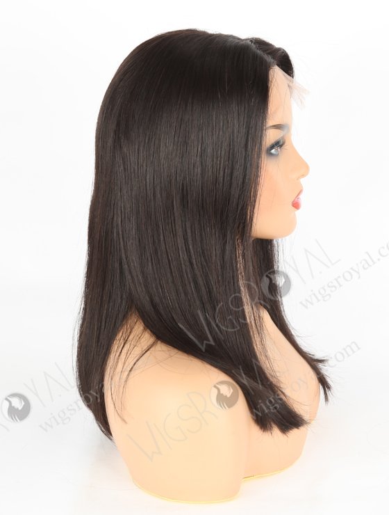 In Stock Indian Remy Hair 16" Bob Straight Natural Color 5"×5" HD Lace Closure Wig CW-01009-3230