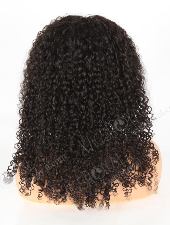 In Stock Indian Remy Hair 20" Tight Pissy Natural Color 5"×5" HD Lace Closure Wig CW-01013-3499