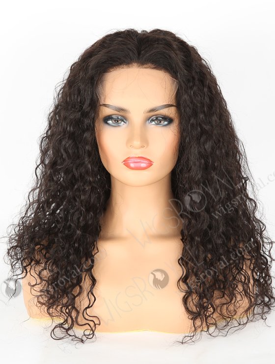 In Stock Indian Remy Hair 20" Molado Curly Natural Color HD Lace Closure Wig CW-01016-3542