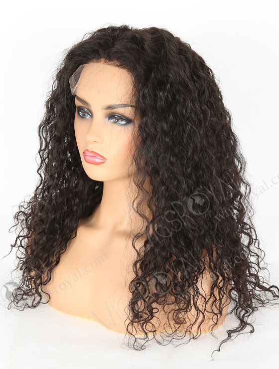 In Stock Indian Remy Hair 20" Molado Curly Natural Color HD Lace Closure Wig CW-01016-3541