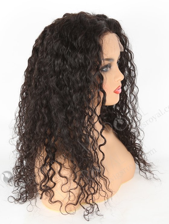 In Stock Indian Remy Hair 20" Molado Curly Natural Color HD Lace Closure Wig CW-01016-3545