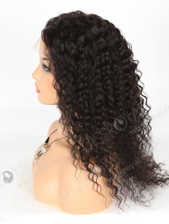 In Stock Indian Remy Hair 18" Deep Wave Natural Color 5"×5" HD Lace Closure Wig CW-01004-3176
