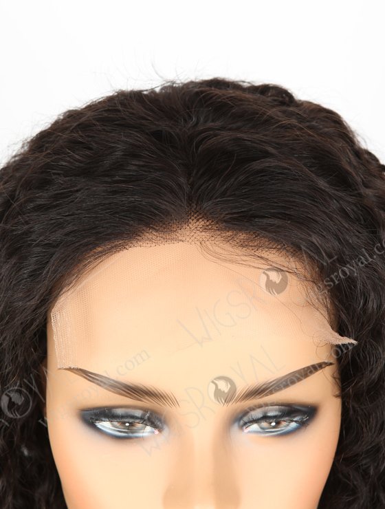 In Stock Indian Remy Hair 18" Deep Wave Natural Color 5"×5" HD Lace Closure Wig CW-01004-3178
