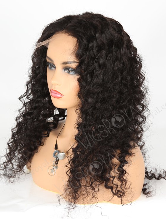 In Stock Indian Remy Hair 22" Deep Body Wave Natural Color 5"×5" HD Lace Closure Wig CW-01002-3152
