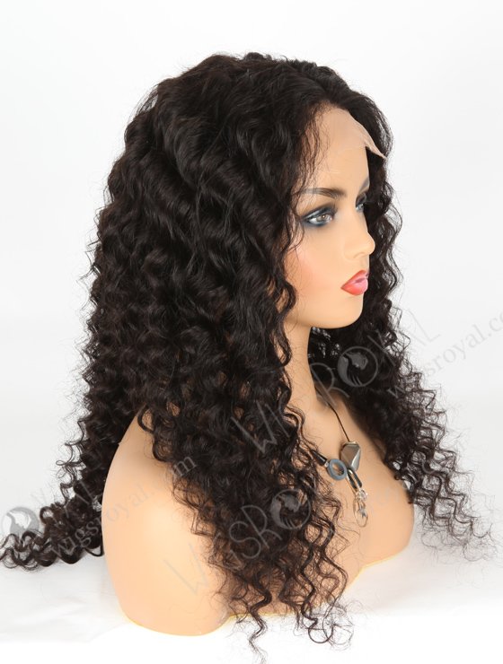 In Stock Indian Remy Hair 22" Deep Body Wave Natural Color 5"×5" HD Lace Closure Wig CW-01002-3151