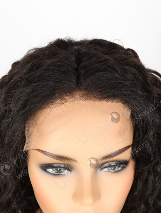 In Stock Indian Remy Hair 22" Deep Body Wave Natural Color 5"×5" HD Lace Closure Wig CW-01002-3153