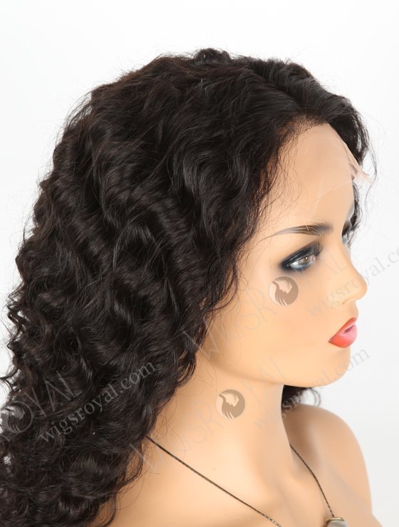 In Stock Indian Remy Hair 22" Deep Body Wave Natural Color 5"×5" HD Lace Closure Wig CW-01002-3154