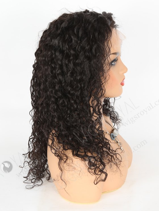 In Stock Indian Remy Hair 18" Molado Curly Natural Color 5"×5" HD Lace Closure Wig CW-01015-3529
