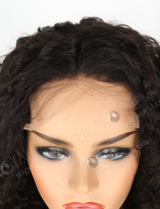 In Stock Indian Remy Hair 20" Deep Wave Natural Color 5"×5" HD Lace Closure Wig CW-01005