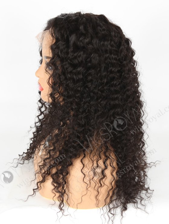 In Stock Indian Remy Hair 20" Deep Wave Natural Color 5"×5" HD Lace Closure Wig CW-01005-3198