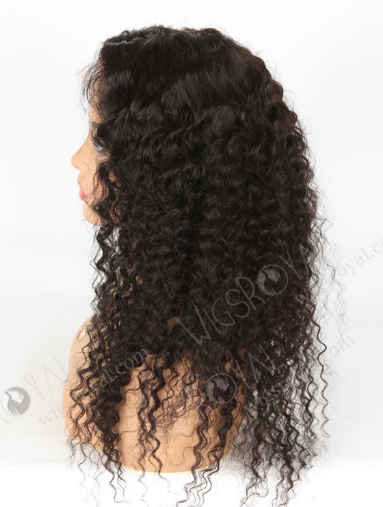In Stock Indian Remy Hair 22" Deep Wave Natural Color 5"×5" HD Lace Closure Wig CW-01006-3207