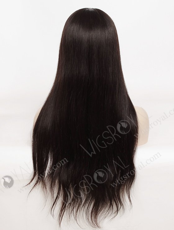 In Stock Chinese Virgin Hair 22" Natural Straight Natural Color Silk Top Glueless Wig GL-07019-3184