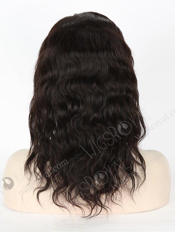 In Stock Indian Remy Hair 12" Natural Wave 1b# Color Full Lace Glueless Wig GL-01029-3326