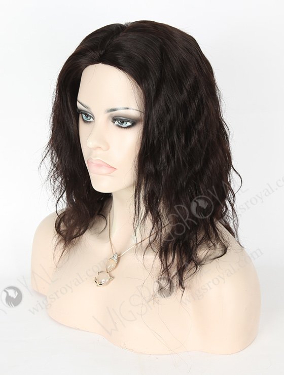 In Stock Indian Remy Hair 12" Natural Wave 1b# Color Full Lace Glueless Wig GL-01029-3321