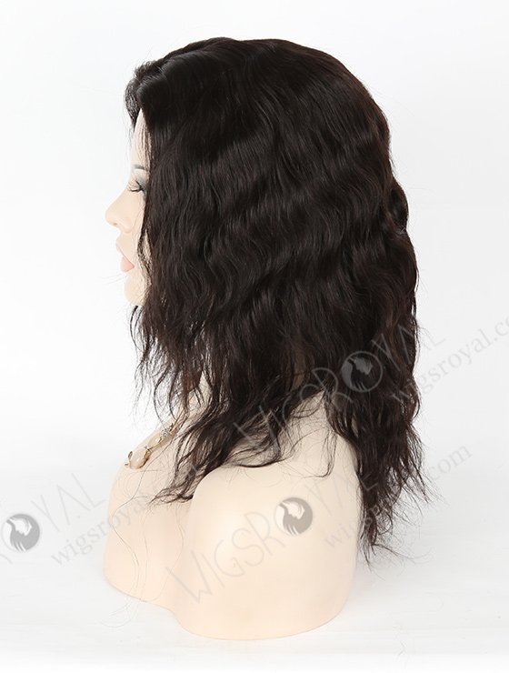 In Stock Indian Remy Hair 12" Natural Wave 1b# Color Full Lace Glueless Wig GL-01029-3324