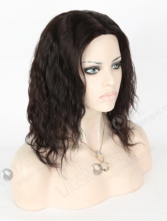 In Stock Indian Remy Hair 12" Natural Wave 1b# Color Full Lace Glueless Wig GL-01029-3323