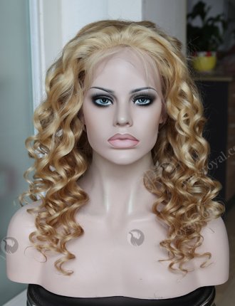 Virgin European Hair Blonde Curly Wig WR-LW-083