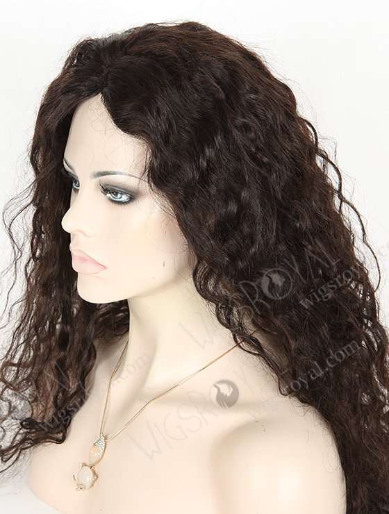 In Stock Indian Remy Hair 22" Loose Curl 2# Color Full Lace Glueless Wig GL-01033-3281