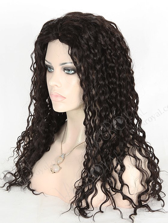In Stock Indian Remy Hair 20" Spanish Wave 1B# Color Full Lace Glueless Wig GL-01032-3288