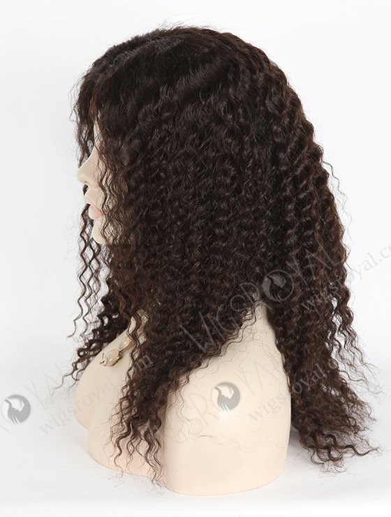 In Stock Indian Virgin Hair 18" Deep Wave Natural Color Full Lace Glueless Wig GL-02007-3256