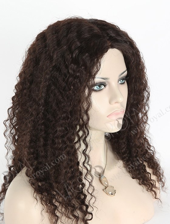 In Stock Indian Virgin Hair 18" Deep Wave Natural Color Full Lace Glueless Wig GL-02007-3258