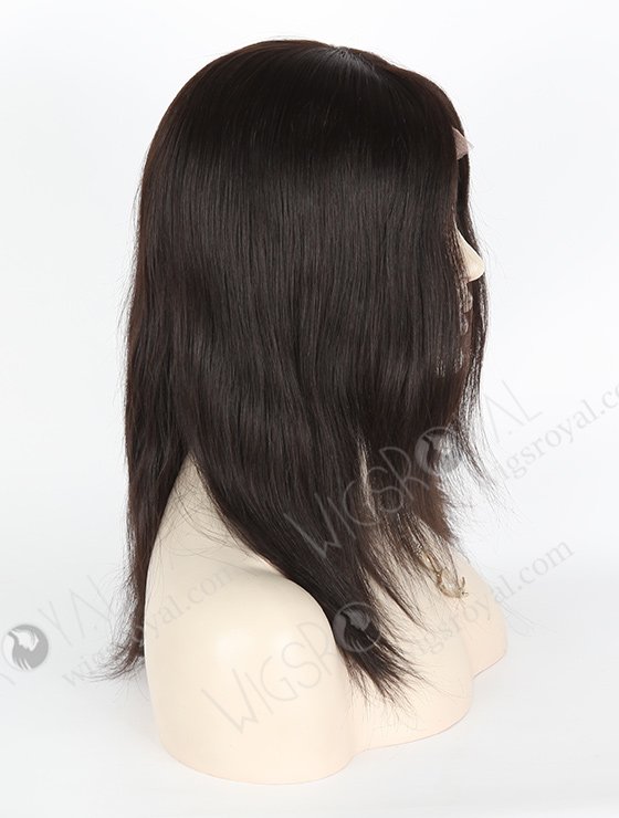 In Stock Indian Remy Hair 12" Straight 1b# Color Silk Top Glueless Wig GL-01037-3314