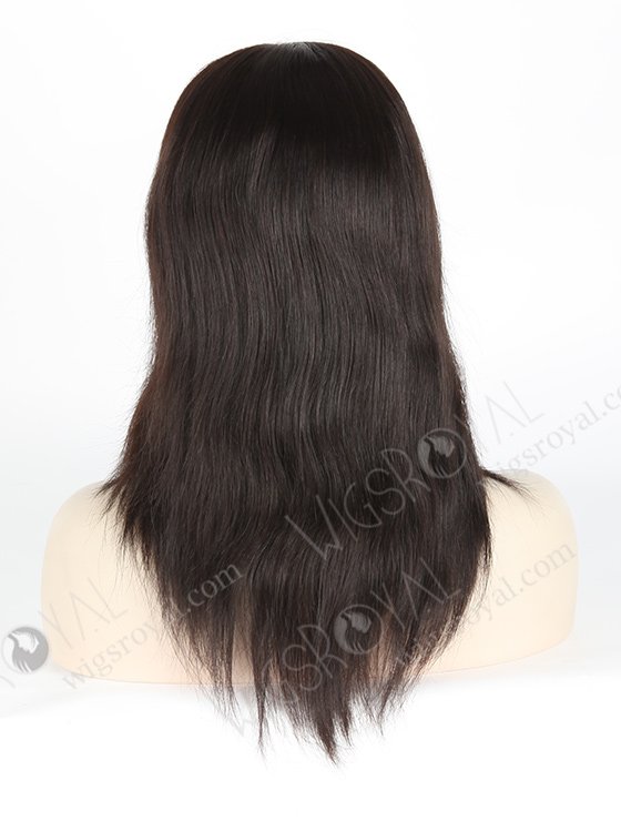 In Stock Indian Remy Hair 12" Straight 1b# Color Silk Top Glueless Wig GL-01037-3315