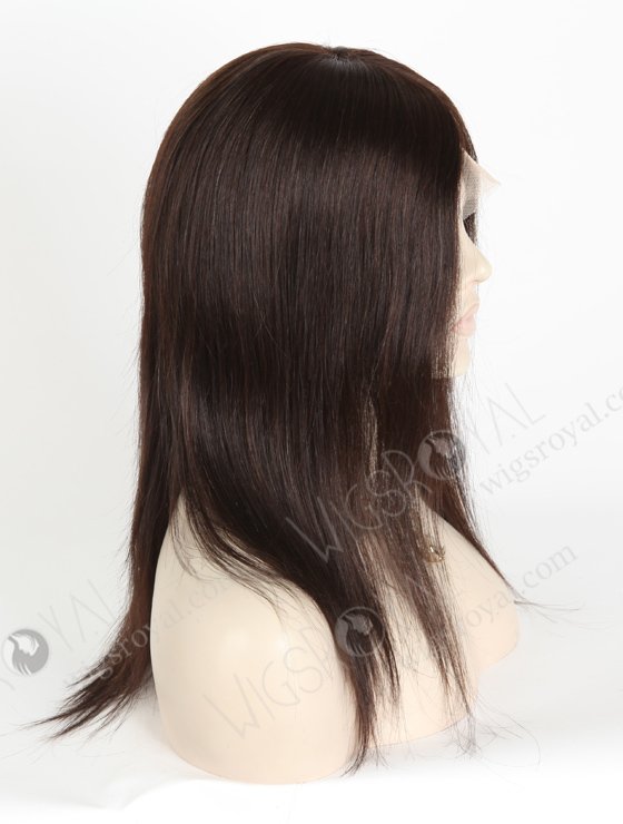 Best Human Hair Wigs Online 14 inch Dark Brown Real Hair Silk Top Glueless Wigs For Women GLL-08005-3430