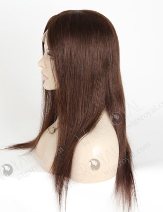 Good Wigs Online 16 Inch Colored Straight Human Hair Realistic Wigs For Women | In Stock European Virgin Hair 16" Straight 2a# Color Lace Front Silk Top Glueless Wig GLL-08006