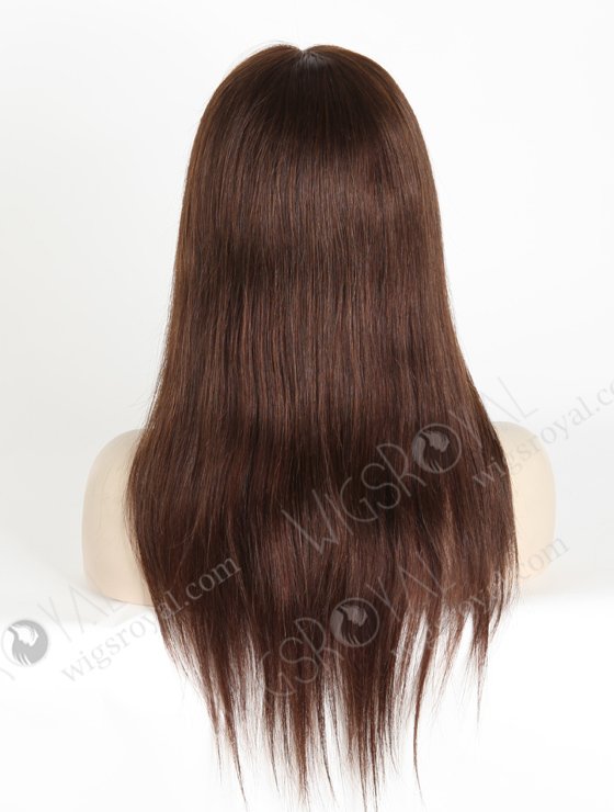 Good Wigs Online 16 Inch Colored Straight Human Hair Realistic Wigs For Women | In Stock European Virgin Hair 16" Straight 2a# Color Lace Front Silk Top Glueless Wig GLL-08006-3447