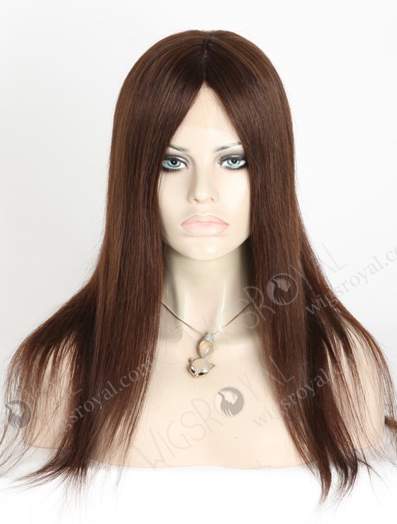Best Wig Online Store Wholesale Natural Looking Wigs | In Stock European Virgin Hair 16" Straight 2a# Color Lace Front Silk Top Glueless Wig GLL-08009-3471
