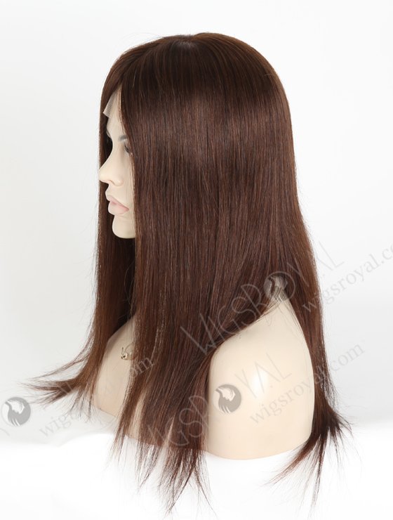 Best Wig Online Store Wholesale Natural Looking Wigs | In Stock European Virgin Hair 16" Straight 2a# Color Lace Front Silk Top Glueless Wig GLL-08009-3479