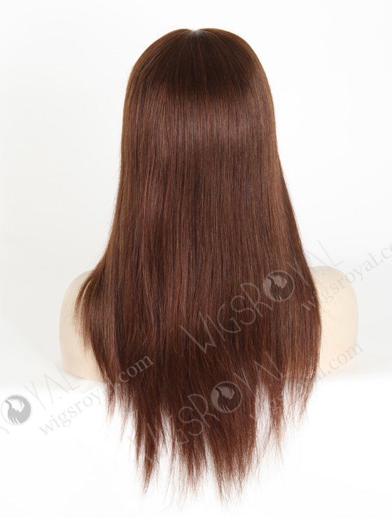 High Quality Wigs Online 16 Inch Real Human Hair Color #3 Lace Front Silk Top Glueless Wigs GLL-08004-3418