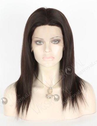 High Quality In Stock Malaysian Virgin Hair 14" Straight Natural Color Silk Top Full Lace Wig STW-321