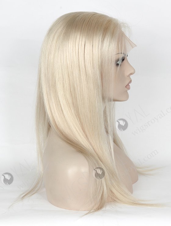 Hot Selling Silky Straight 16'' White Color Peruvian Virgin Hair Wigs WR-LW-110-4192