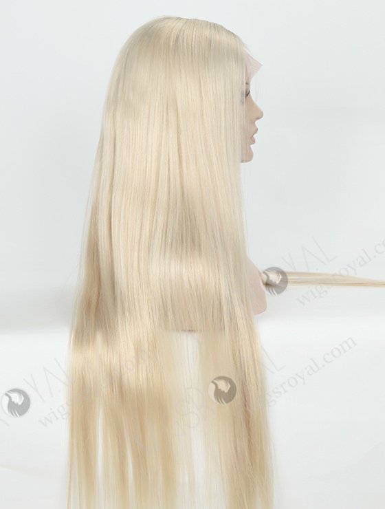 Silky Straight Long Ombre White Color European Virgin Fine Human Hair Full Lace Wigs WR-LW-104-4139