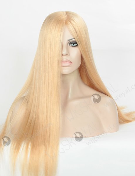 Silky Straight Long 24# Color Mongolian Virgin Hair Wigs WR-LW-105