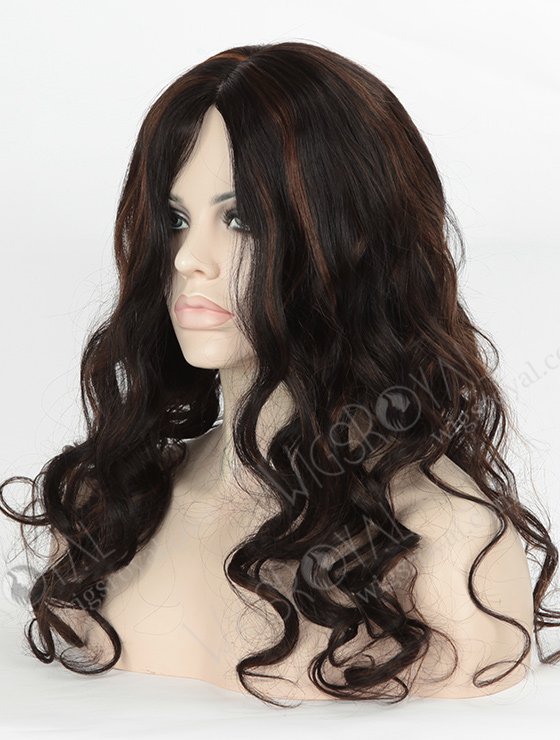 22'' Long 1b# Highlight 4# And 6# Color European Virgin Hair Wigs WR-LW-107-4164