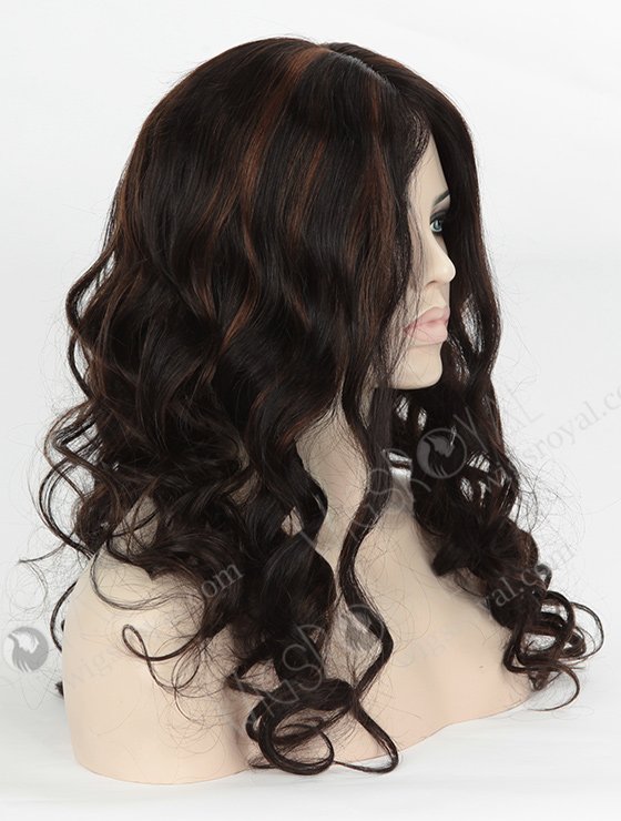 22'' Long 1b# Highlight 4# And 6# Color European Virgin Hair Wigs WR-LW-107-4165