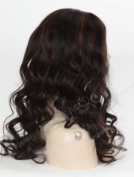 22'' Long 1b# Highlight 4# And 6# Color European Virgin Hair Wigs WR-LW-107-4169