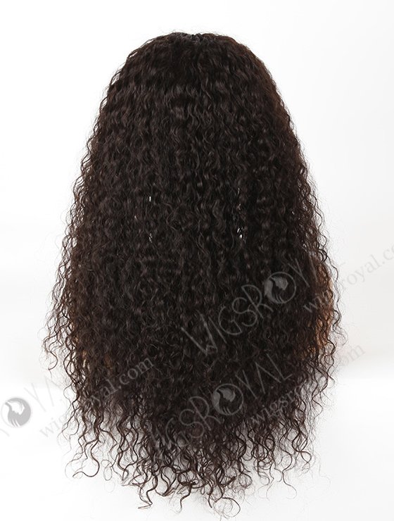 In Stock Indian Remy Hair 22" Loose Curl 18mm Natural Color Silk Top Full Lace Wig STW-079-3861
