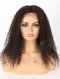 In Stock Indian Remy Hair 18" Kinky Curl Natural Color Silk Top Full Lace Wig STW-078